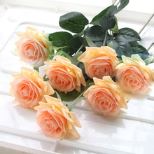 Load image into Gallery viewer, 7 Pcs Real Touch Rose Branch
