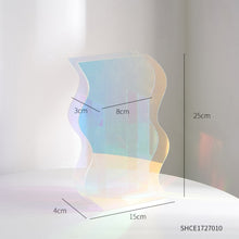 Load image into Gallery viewer, Nordic Acrylic Rainbow Flower Vase by ACFENG
