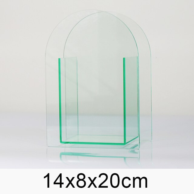 Acrylic Clear Colored Flower Vase by ACFENG